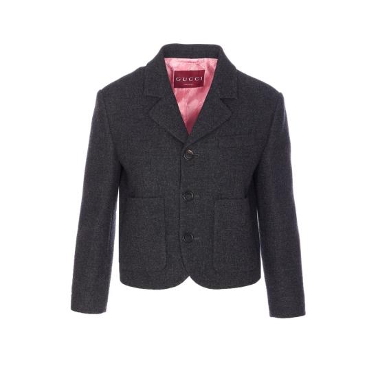 25FW 구찌 클래식 라펠 울 재킷 836720Z7AXH1168 GREY