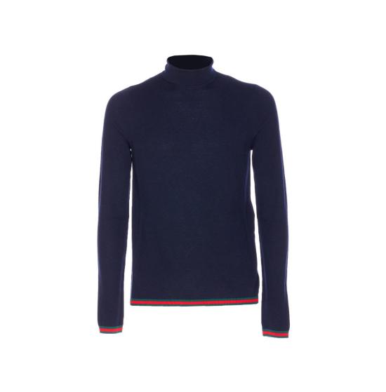 25FW 구찌 파인 소프트 캐시미어 터틀넥 850166XKE044795 BLUE