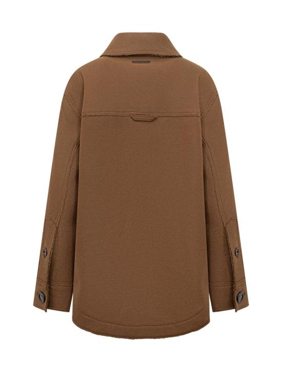 25FW 아미 울 버튼 자켓  H25UJK824WV0078 216H25 BROWN - AMI