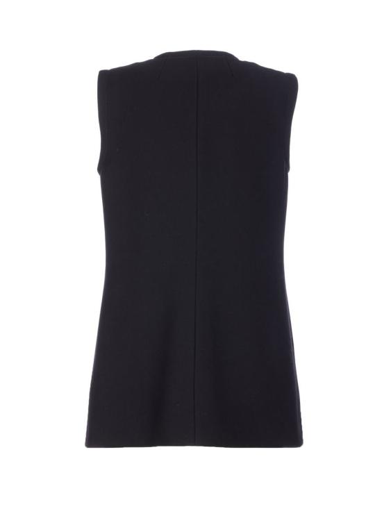 25FW 구찌 맥시 버튼 베스트 846442ZAS461000 Black - GUCCI