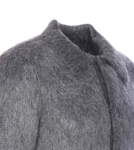 25FW 구찌 브러시드 울 모헤어 가디건 849729XKE7O1087 GREY - GUCCI