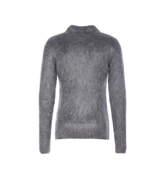 25FW 구찌 브러시드 울 모헤어 가디건 849729XKE7O1087 GREY - GUCCI