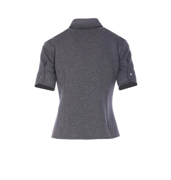 25FW 구찌 울 코튼 저지 셔츠 836442Z7AY91088 GREY - GUCCI