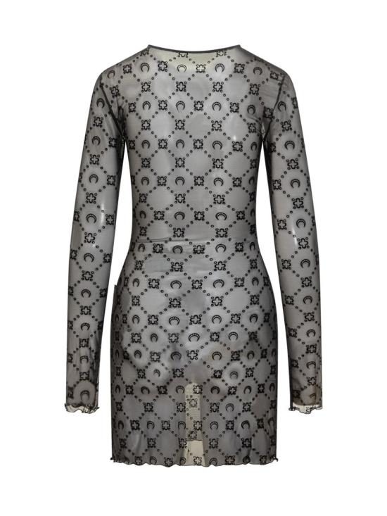 25FW 마린세르 원피스 WDR267ACJER0005 BK99 Black - MARINE SERRE