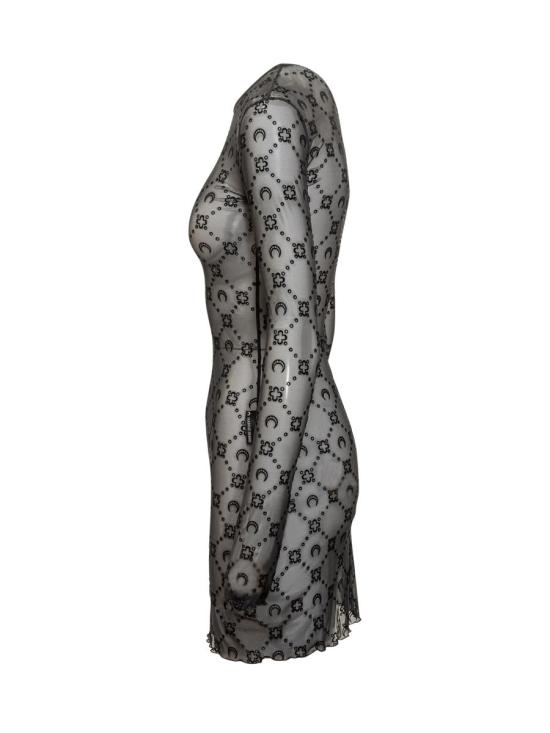 25FW 마린세르 숏 원피스 WDR267ACJER0005 BK99 Black - MARINE SERRE