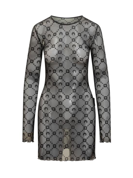 25FW 마린세르 숏 원피스 WDR267ACJER0005 BK99 Black