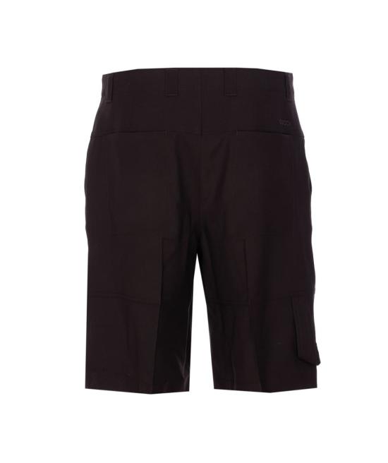 25FW 구찌 자수 가바딘 반바지 826811Z7AE52130 Black - GUCCI