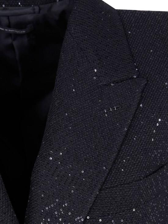 25FW 톰포드 코트 CP1662FAX1629LB999 Black - TOMFORD