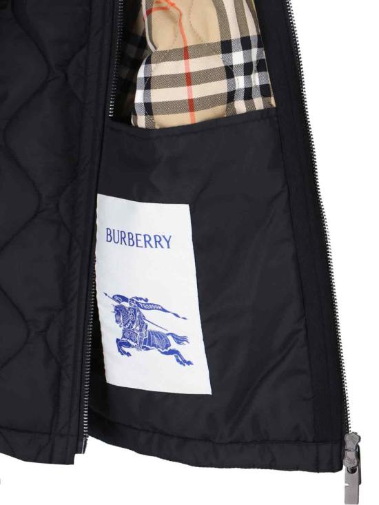 25FW 버버리 퀼티드 나일론 질레 8110185A1189 Black - BURBERRY