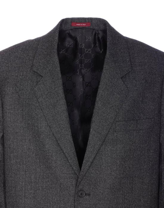 25FW 구찌 울 물리네 재킷 850092Z7AXC1016 GREY - GUCCI