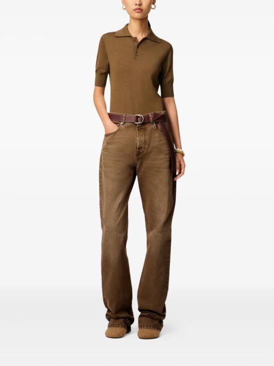 25FW 아미 데님 팬츠 H25FTR450 DE0112NOISETTE Beige - AMI