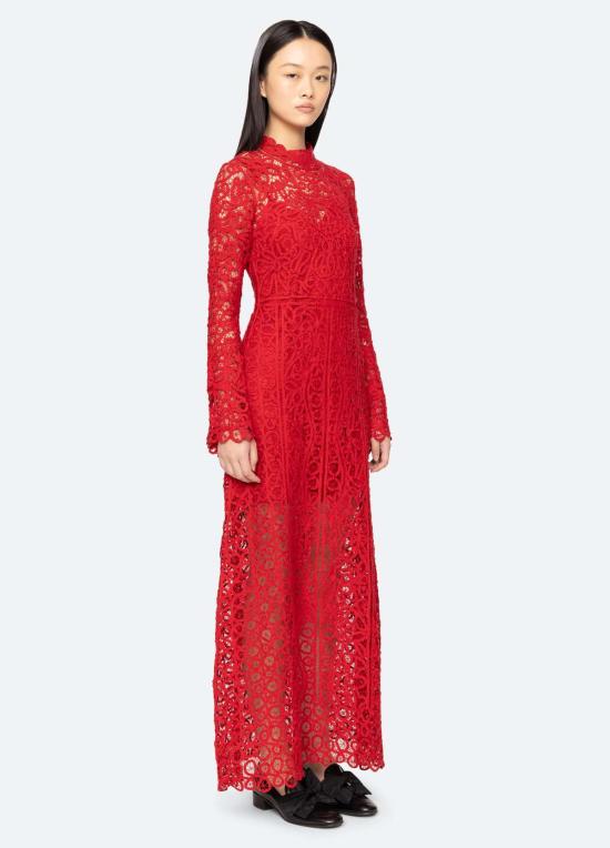  씨뉴욕 롱 원피스 RS26 069 RED - SEA NY