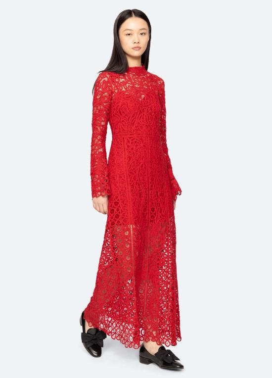  씨뉴욕 롱 원피스 RS26 069 RED - SEA NY