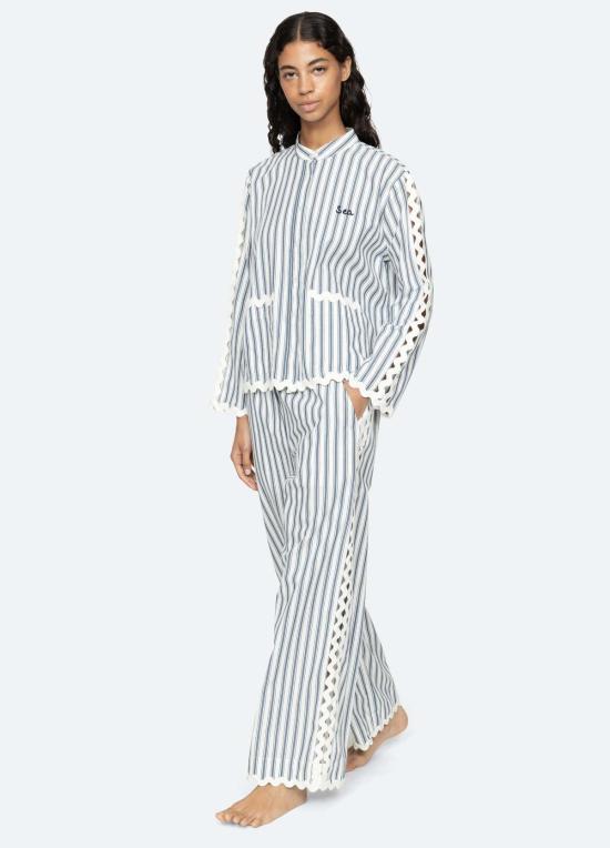  씨뉴욕 라운지 웨어 씨뉴리차 파자마 세트 멀티 - SEA NY