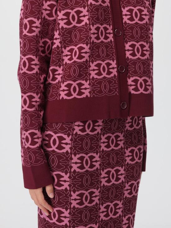 25FW 핑코 가디건 106043A2YD RW2 Violet - PINKO