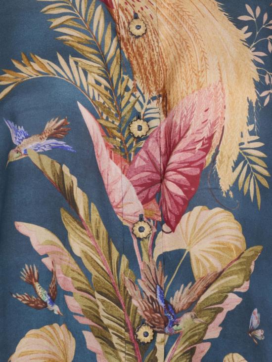 25FW 짐머만 블라우스 3573TSS253 DBPFL Blue - ZIMMERMANN