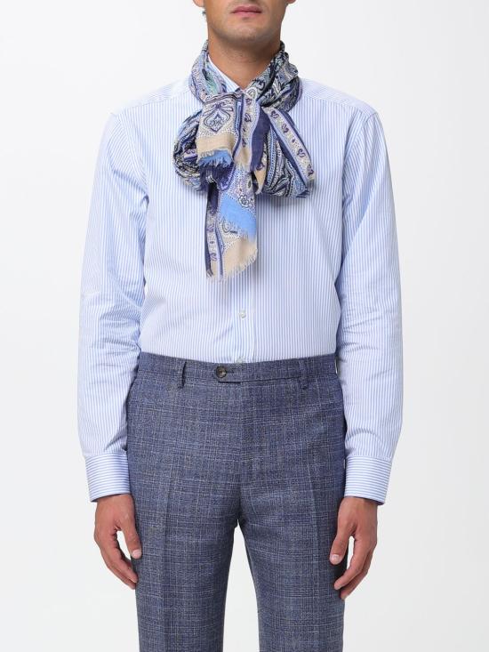 25FW 에트로 머플러/스카프 MATA0007AKB40 S9883 Gnawed Blue - ETRO