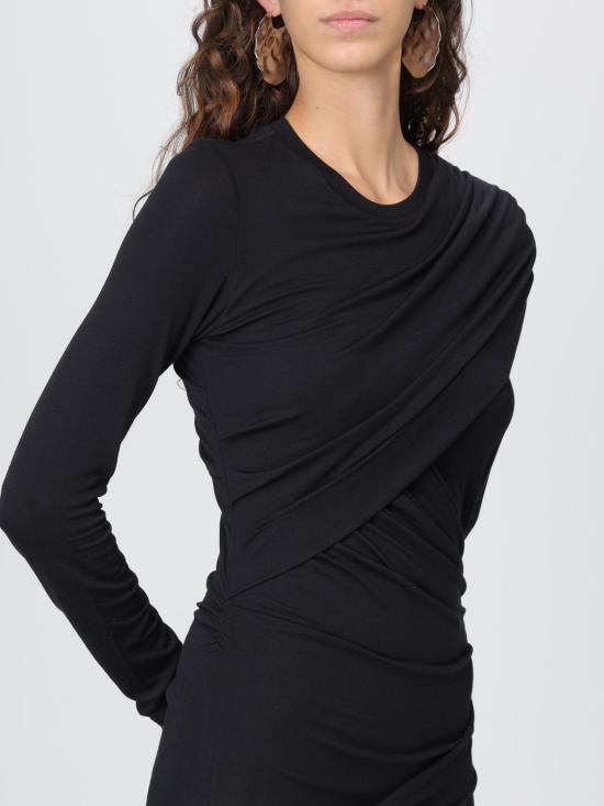 25FW 이자벨마랑에뚜왈 롱 원피스 RO0842FAC3K01E 01BK Black - ISABEL MARANT ETOILE