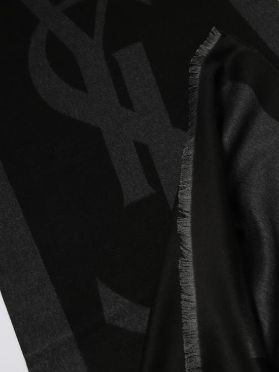 25FW 생로랑 머플러/스카프 8358793Y009 1061 Black - SAINT LAURENT
