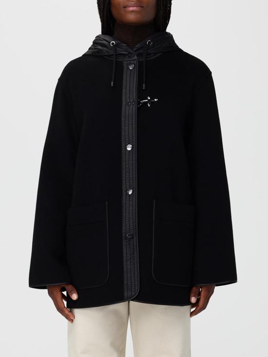 25FW 페이 코트 NAW13513180ZYC B999 Black