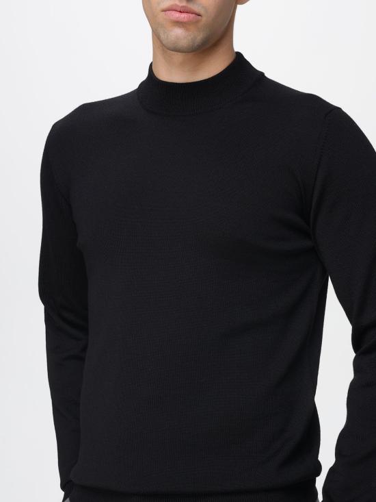 25FW 로베르토 콜리나 스웨터 253M01006 M0109 Black - ROBERTO COLLINA