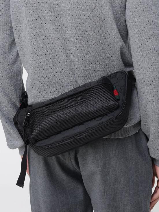 25FW 구찌 넥서스 라지 슬링백 838929FAD76 1047 Black - GUCCI