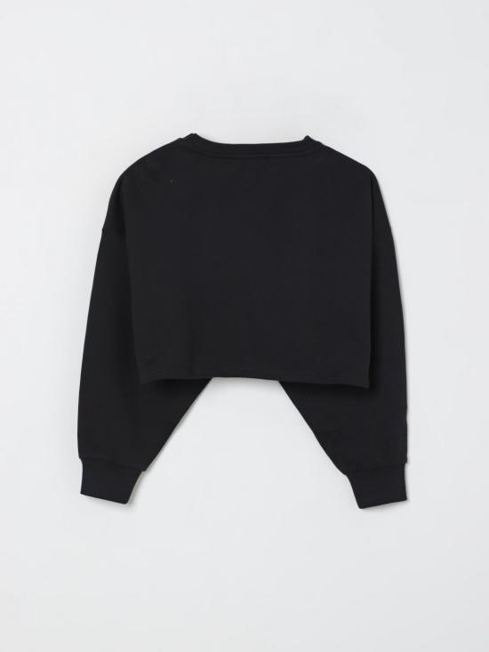 25FW [키즈] 발망 풀오버 BX4B60Z3183 930NE Black - BALMAIN