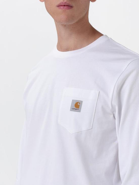 25FW 칼하트 WIP 반팔 티셔츠 I030437 02XX White - CARHARTT WIP