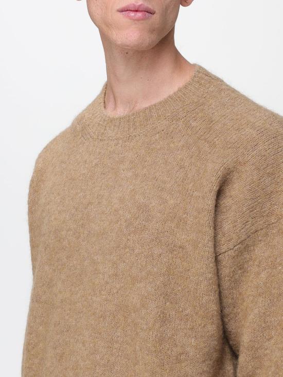 25FW 아미 스웨터 HKS824KN0021 280 Beige - AMI