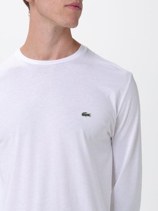 25FW 라코스테 반팔 티셔츠 TH6712 001 White - LACOSTE