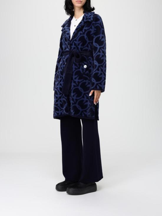 25FW 핑코 코트 105415A2WY GG1 Blue - PINKO