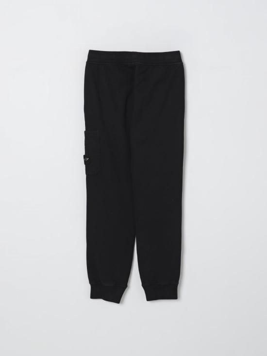25FW [키즈] 스톤 아일랜드 트레이닝/조거 팬츠 6200001S0A20 V0029 Black - STONE ISLAND