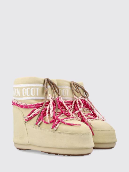 25FW 문부츠 아이콘 나일론 로우 부츠 80D1409670 B021 Cream - MOON BOOT