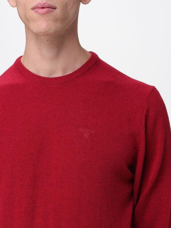25FW 바버 스웨터 MKN0345 RE32 Red - BARBOUR