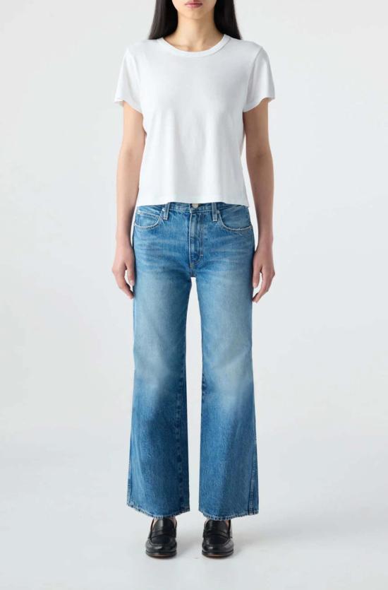  아모 데님 데님 팬츠 로비 진