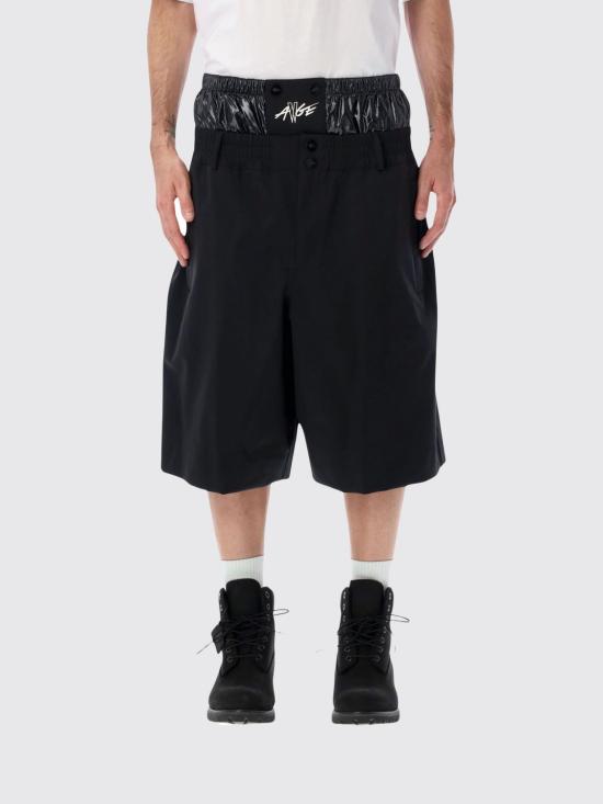 25FW 몽클레어 숏팬츠 K24042B00001M7556 999 Black