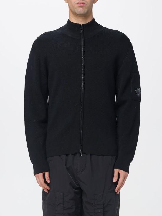 25FW 씨피 컴퍼니 리울 풀 집 렌즈 가디건 제트 19CMKN202A006595A 999 Black