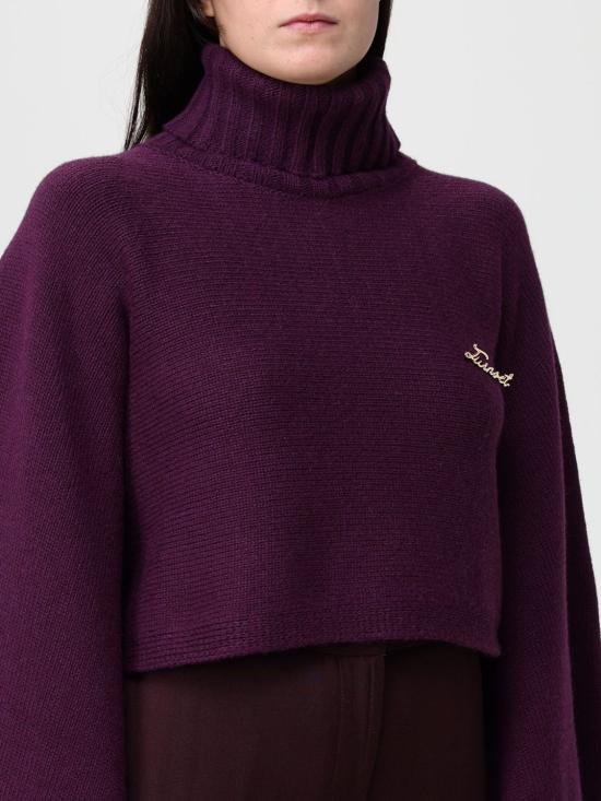 25FW 트윈셋 터틀넥 252TT3422 12635 Red Purple - TWINSET