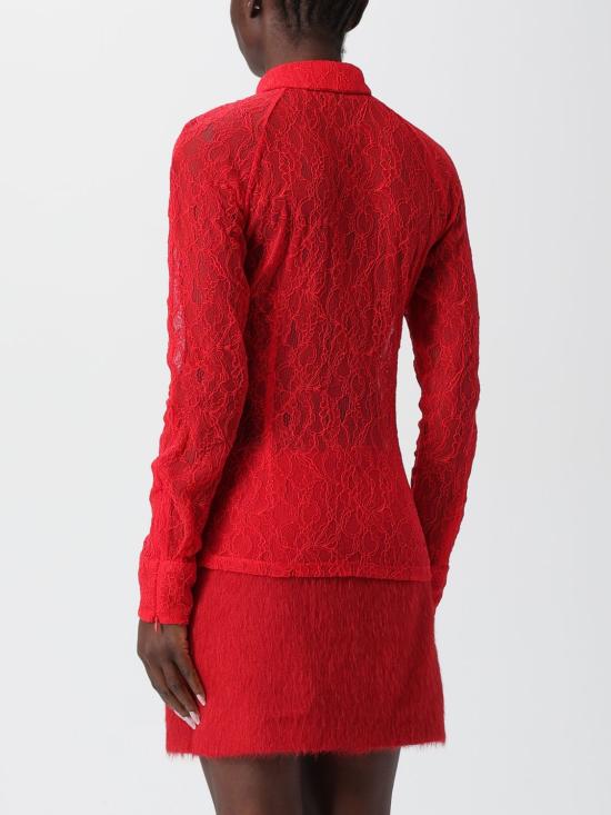 25FW 엠에스지엠 셔츠 3942MDE10257812 18 Red - MSGM