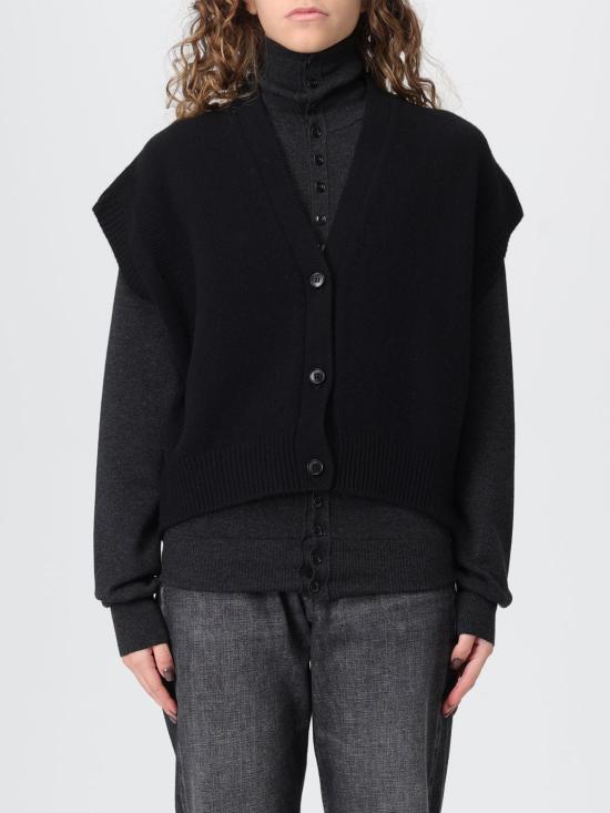 25FW 니콜슨&니콜슨 베스트 ZOE BLK Black