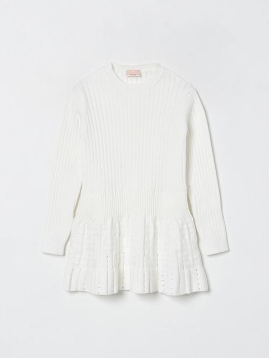 25FW [키즈] 엘리자베타프랜치 원피스 EGAB218FL040 0004 Ivory