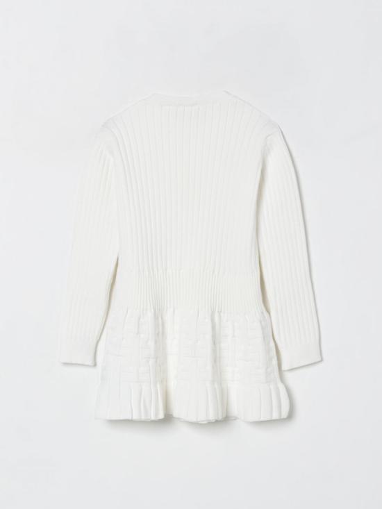 25FW [키즈] 엘리자베타프랜치 원피스 EGAB218FL040 0004 Ivory - ELISABETTA FRANCHI