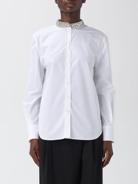 25FW 알렉산더 맥퀸 블라우스 838926QAABT 9000 White