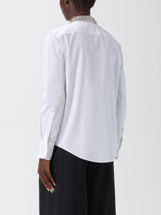 25FW 알렉산더 맥퀸 블라우스 838926QAABT 9000 White - ALEXANDER MCQUEEN