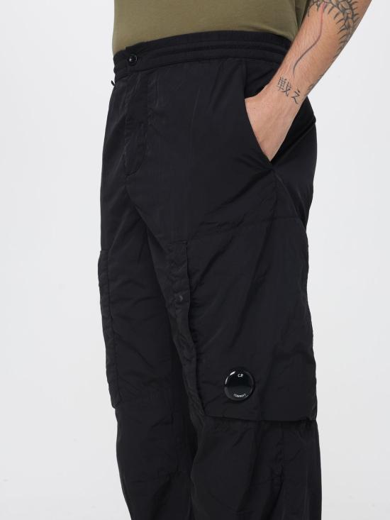 25FW 씨피 컴퍼니 스트레이트 팬츠 19CMPA065A110324G 999 Black 1 - C.P. COMPANY