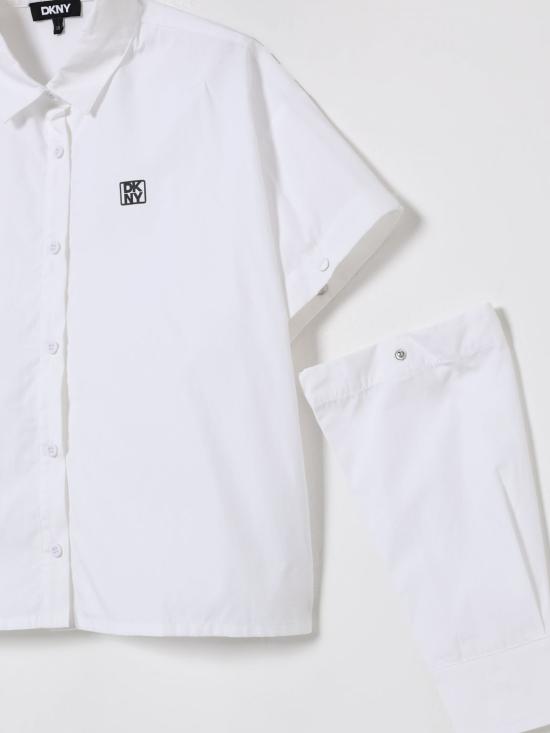 25FW [키즈] 디케이엔와이 셔츠 D62351 10P White - DKNY
