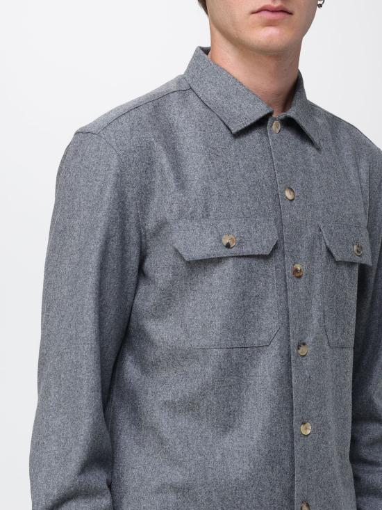 25FW 브루넬로 쿠치넬리 셔츠 M038P0720 C003 Grey - BRUNELLO CUCINELLI