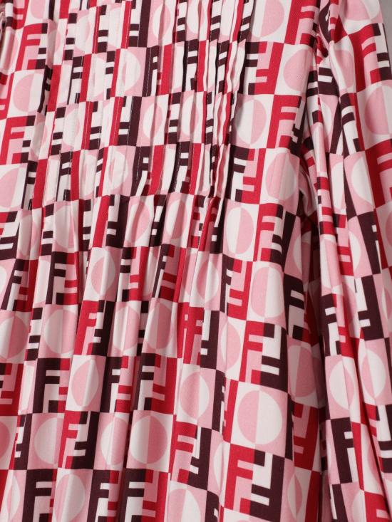 25FW [키즈] 펜디 원피스 JFB809AYMM F1TKH Multicolor - FENDI