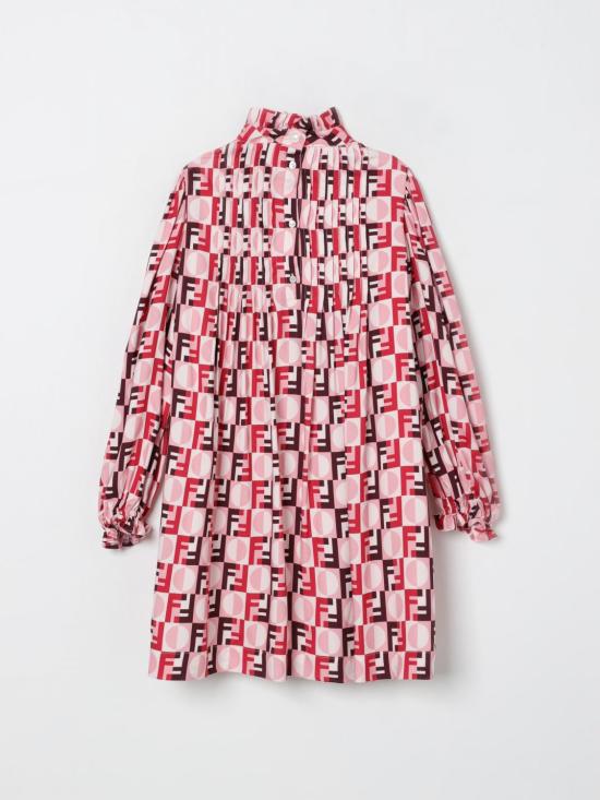 25FW [키즈] 펜디 원피스 JFB809AYMM F1TKH Multicolor - FENDI