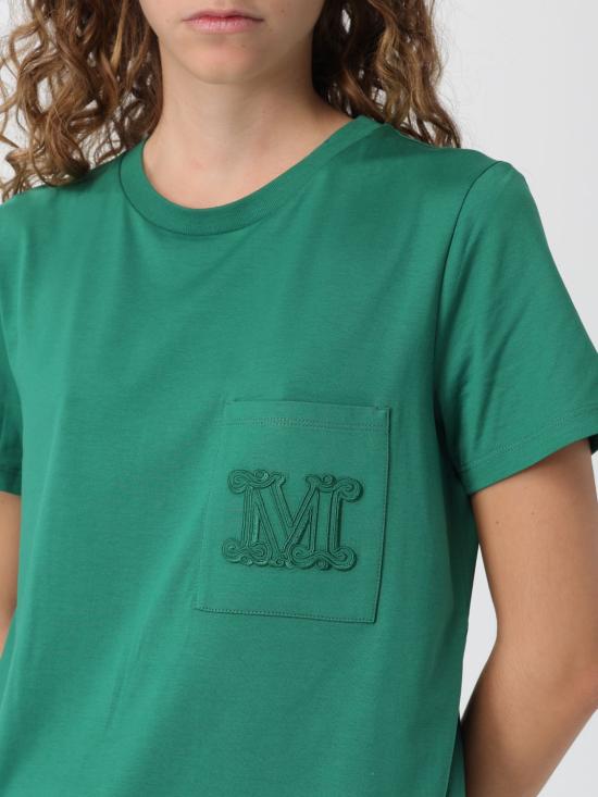 25FW 막스마라 반팔 티셔츠 2521946041600 007 Emerald - MAX MARA